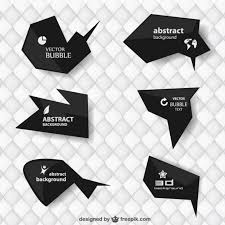Www Futurelearn Com Courses The Secret Power Of Brands Download Polygonal Speech Bubbles In Black For Free