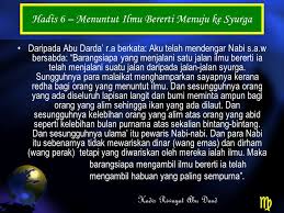 Hifzu pengajian hadis tingkatan 4. Kelebihan Ilmu Dan Ulama Ppt Download