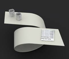Many of the coffee tables in our guide come with storage space, ideal for hiding away living room clutter, or indeed for hiding away cocktail paraphernalia. Futuristic Coffee Table With Amazing Curves Loop By Baita Design Digsdigs