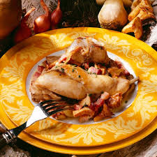 Blanquette De Lapin Aux Girolles Recettes Recette Recette Blanquette Recette Lapin Recette