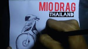 Menggambar sketsa motor drag mio 200cc. Gambar Drag Motor Mio Thailand Youtube