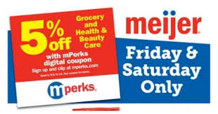 Meijer 2 Day Sale W Match Ups Exclusive Mperks Meijer Digital Coupons Ups