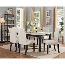 We ensure that you have a variety of options to choose from so that you buy one which will perfectly fit in your space. Picket House Furnishings Bradley 7pc Dining Set Table 6 Upholstered Side Chairs Dgs100f7pc The Home Depot Picket House Furnishings Dining Table Marble Dining Room Sets