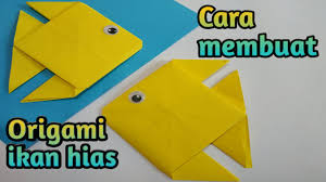 Ikan koi yang lucu dengan mulut terbuka seperti saat kita memberi makan, lucu sekali! Cara Membuat Origami Ikan Hias Decorative Fish Origami Youtube