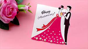 Or customize your wedding anniversary with a. A Beautiful Anniversary Card Idea How To Make Anniversary Card At Home Youtube