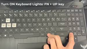 Please check the f3 and f4 keys on your asus notebook keyboard to see if you can find the backlight keyboard symbols on the keys. How To Turn On Off Keyboard Lights On Asus Tuf Gaming Laptop Youtube