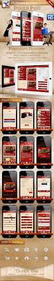 Diner Pro Ios Phone 5 Ipad Retina Hd Restaurant Ios App Design App Template Design Ios Phone