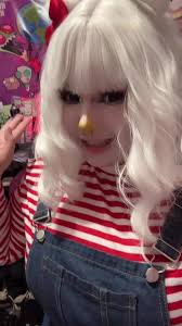 Hello Kitty with A White Dress Halloween Costume