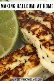 How To Make Halloumi A Simple Recipe For Delicious Cheese Recipe Easy Meals Halloumi How To Make Halloumi