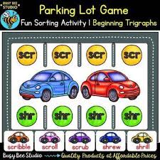 Scr Shr Spl Spr Squ Str Sorting Gamethis Game Is Fun Your Students Will Love It The Rules Are Simple Draw A Car Card Read The Word And Drive Your Car On