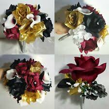 Maybe you would like to learn more about one of these? Bouquet White Black Flowers Spiders Skulls 10 Inch For Sale Online Ebay