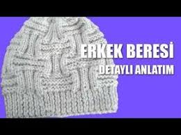 Erkek Beresi Yapilisi Detayli Anlatim Youtube Gorros De Trico Touca De Croche Masculino Trico E Croche