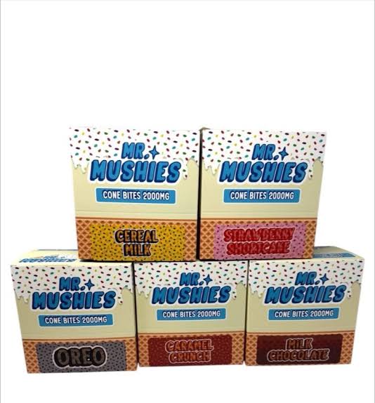 Official Mr. Mushies Cone Bites Collection, AI generated