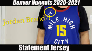 Denver nuggets scores, news, schedule, players, stats, rumors, depth charts and more on realgm.com. Jordan Brand Denver Nuggets 2020 2021 Statement Swingman Jersey Nikola Jokic Youtube