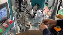Key cylinder assembly machine, lock cylinder assembly machine