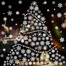 It is not early to think of new christmas decoration ideas for next yuletide. Amazon Com Tmcce 232 Piece Christmas Snowflake Window Decal Stickers Xmas Holiday White Winter Christmas Window Decorations Ornaments Party Supplie Toys Games