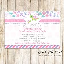 The crew is aboard and the ship has sailed for the best. Turtle Baby Girl Shower Invitation Pink Purple Printable Pink The Cat