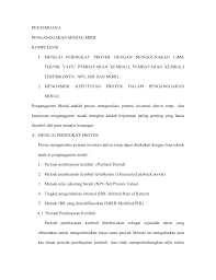 Maybe you would like to learn more about one of these? Penganggaran Modal