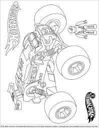 Hotwheels Coloring Sheet Coloring Library
