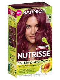Garnier nutrisse ultra color nourishing permanent hair color cream, r3 light intense auburn (pack of 2) red hair dye. Garnier Nutrisse Deep Burgundy Red Novocom Top