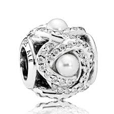 Pandora Luminous Love Knot White Crystal Pearl Clear Cz Charm Pandora Bracelet Charms Pandora Charms Pandora Bracelets