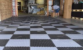 A free guide on innovative concrete flooring ideas. Garage Flooring Ideas The Home Depot