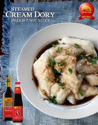 Steamed Cream Dory In Light Soy Sauce Recipe Cream Dory Cream Dory Recipe Fish Recipes With Soy Sauce