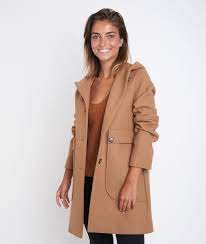 Selon votre style, votre silhouette et votre morphologie trouvez. Manteau En Laine A Capuche Camel Ophelie Femme Maison 123