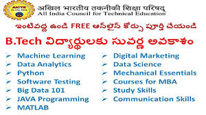 Free Online Courses In Lockdown Aicte Telugu In 2020 Free Online Courses Study Skills Data Science