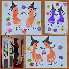 Pieds De Sorcieres Nounou Assistante Maternelle A Marignane Nounoulau Activite Manuelle Halloween Bricolage Halloween Maternelles Halloween En Maternelle