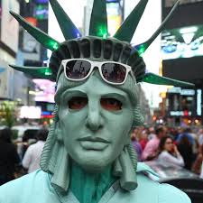 Dressing Up in Times Square