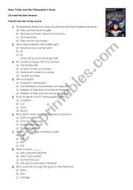 Zoe samuel 6 min quiz sewing is one of those skills that is deemed to be very. Harry Potter And The Philosopher S Stone Esl Worksheet By Magdalena Ganowska Sztuba