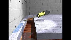 The foundation type is to a large extent the primary determinant of available and suitable waterproofing methods. Basement Waterproofing The Solution Animation Youtube