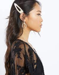 Annie Oversized Pearl Clip Wedding Hair Clips Clip Hairstyles Half Up Hair