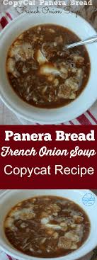 Bistro French Onion Soup Panera Ingredients Panera Bread French Onion Soup Copycat Recipe Recipe Copycat Recipes Food Recipes Onion Soup Recipes