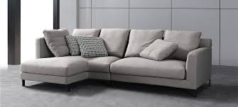 Canapé d angle tissu gris. Canape D Angle 5 Places En Tissu Gris Columbia