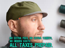 Khaki Cycling Cap: Army Style Cotton Kepi Hat // Very Small Sizes Available 