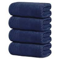 Tens Towels Pack of 4 Extra Large Bath Towels 30 x 60 Inches, 100% Cotton,  Larger & Lighter Weight, Quicker to Dry, Super Soft and Absorbent, Perfect  ...