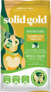 Holistic gold pet is a retail pet store exclusively selling solid gold pet food products. Solid Gold Holistique Blendz With Oatmeal Pearled Barley Ocean Fish Meal Sensitive Stomach Dry Dog Food 4 Lb Bag Chewy Com