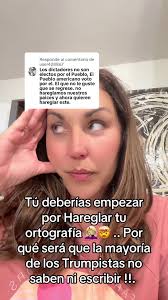 Ortografía y Crítica a los Trumpistas en Redes Sociales