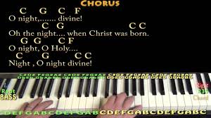 Dengan not seruling lagu o holy night kamu akan dapat mudah memainkan lagu o holy night. O Holy Night Christmas Piano Cover Lesson In C With Chords Lyrics Youtube