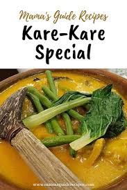 Loading Kare Karekare Kare Specialoxtail And Beef Tripe With Vegetables In Thick Peanut Gravy Kare Kare Spec Pilipino Food Recipe Kare Kare Kare Kare Recipe
