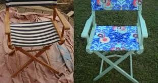 The Dabbling Crafter Diy Wednesday Director S Chair Facelift Diy Chair Makeover Diy Chair Covers Directors Chair
