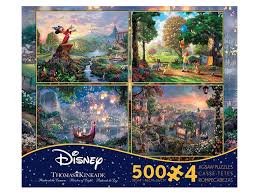 Check spelling or type a new query. Thomas Kinkade Disney 4 In 1 500 Piece Puzzle Multipack 4