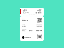 Flight Ticket Ticket Design Ticket Design Template Flight Ticket