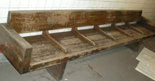 Authentic Wooden Subway Bench Iconic Part Of Subway Experience Approx Size 10 X7 Lx 20 Wx31 H Surplustuesday Wooden Bench Subway