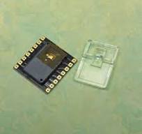 Thin optical mouse sensor integrates LED bundle and trim ...