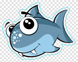 Cute Baby Shark Fish Sticker Real Life Cute Real Baby Shark Sea Life Animal Mammal Water Transparent Png Pngset Com