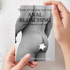 ANAL BLEACHING KIT Gag Prank Mail Postcard Card Gift Funny Birthday,  Christmas Present 100% Anonymous - Etsy Norway