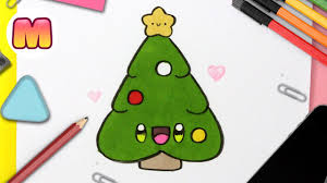 Amazon com innovador boligrafo de dibujos animados bts. Como Dibujar Un Arbol De Navidad Kawaii Dibujos De Navidad Faciles Dibuja De Una Manera Facil Youtube